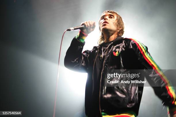 Stone Roses lead singer Ian Brown performing at KOKO in London in 2006