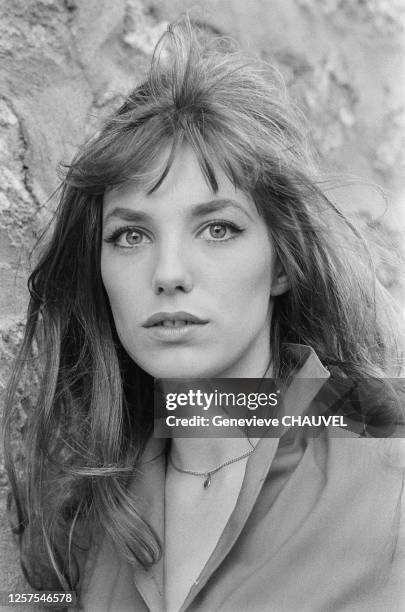 Actrice et chanteuse britannique Jane Birkin, vedette du film de François Leterrier " Projection Privée".