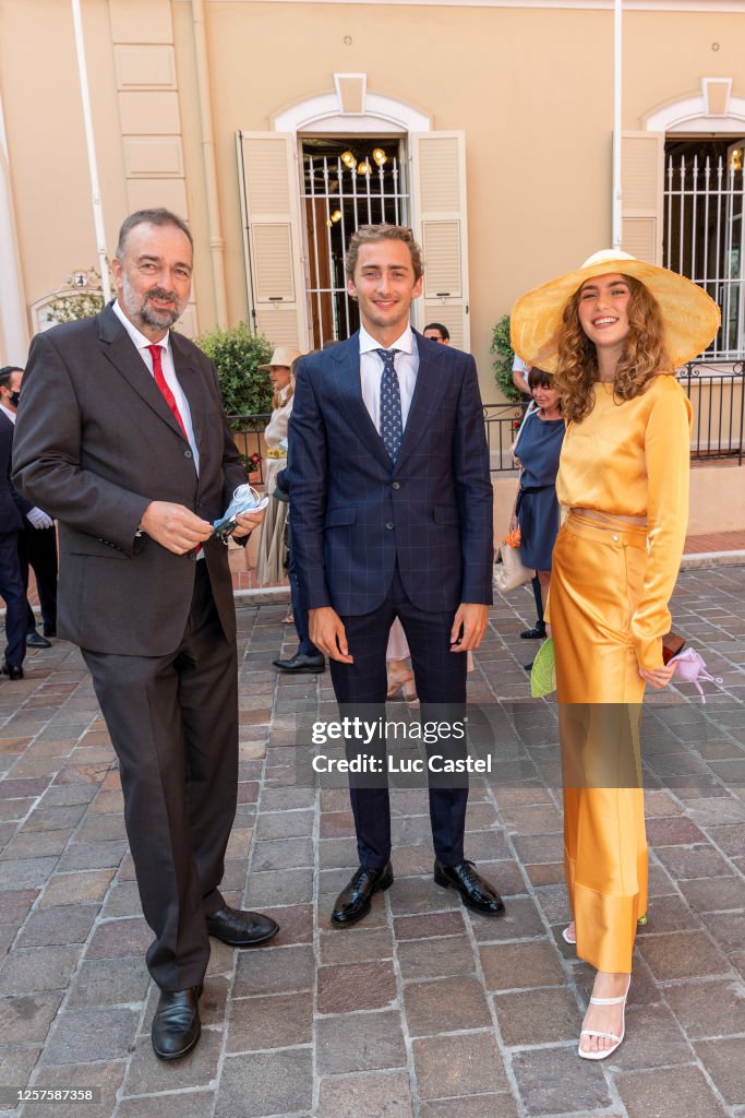 Civil Marriage Of Eleonore Of Habsburg And Jerome D'Ambrosio In Monaco