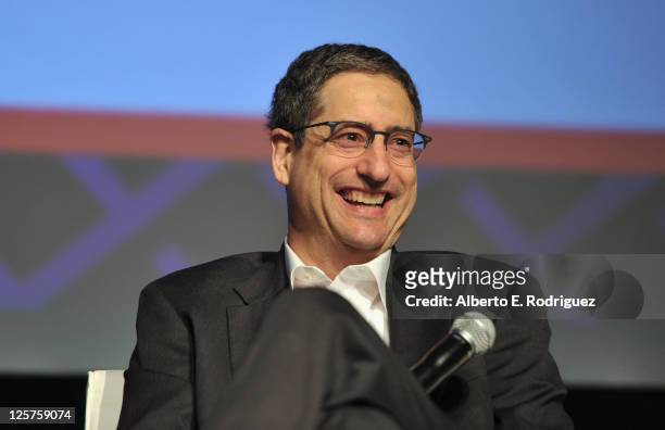 Chairman and CEO of Fox Filmed Entertainment Tom Rothman speaks onstage during day 2 of Variety's 4th Annual 3D Entertainment Summit at Hollywood and...