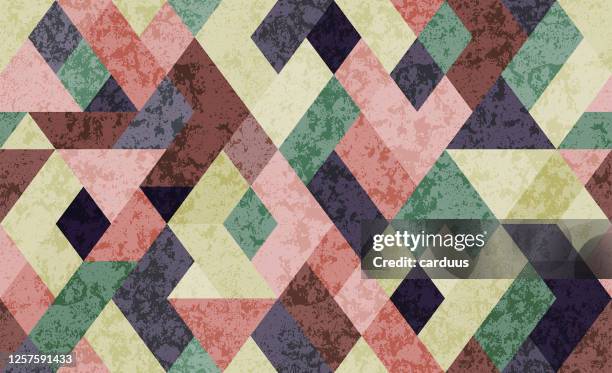seamless patchwork  grunge pattern - damaged carpet stock illustrations