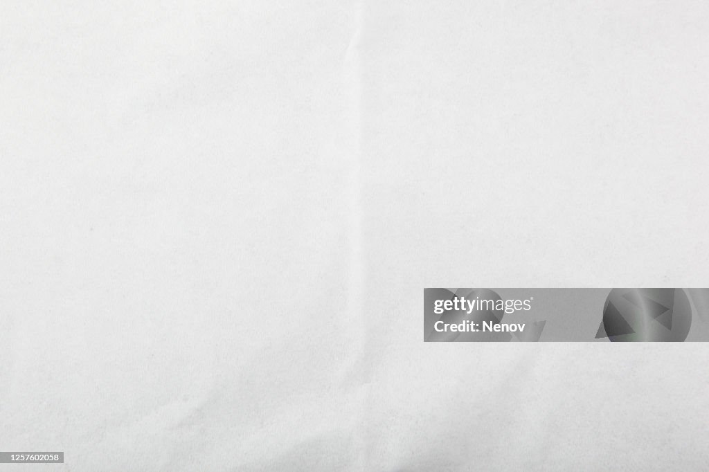 Texture Of Crumpled White Paper