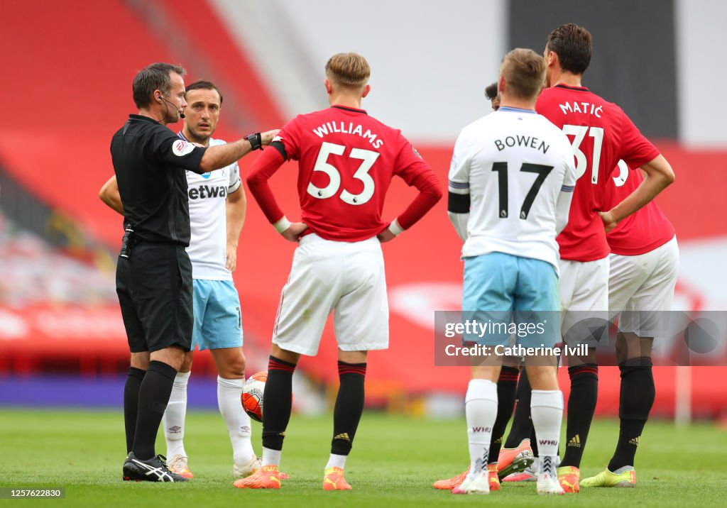 Manchester United v West Ham United - Premier League