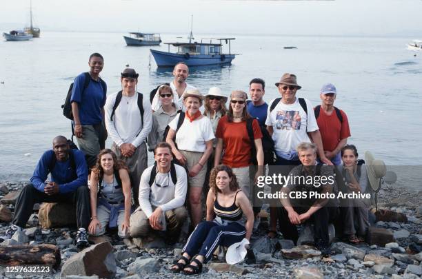 Pulau Tiga, Borneo / South China Sea, Season One. Members Ramona Gray, Dirk Been, Gretchen Cordy, Richard Hatch, Sonja Christopher, Susan Hawk, Kelly...