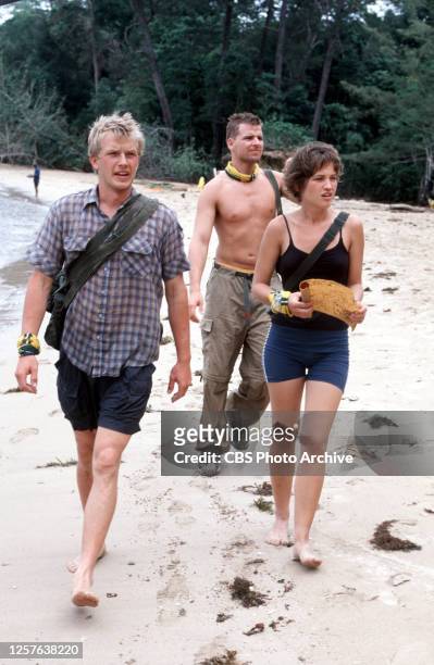 Pulau Tiga, Borneo / South China Sea, Season One. Member of the Pagong Tribe, Greg Buis, Joel Klug, and Colleen Haskell. 2000.