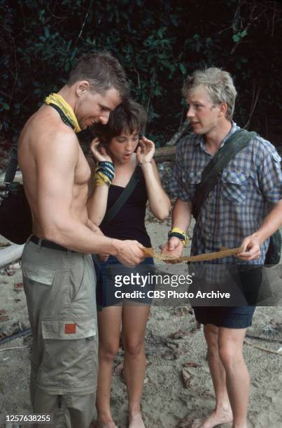 Pulau Tiga, Borneo / South China Sea, Season One. Member of the Pagong Tribe, Joel Klug, Colleen Haskell and Greg Buis. 2000.