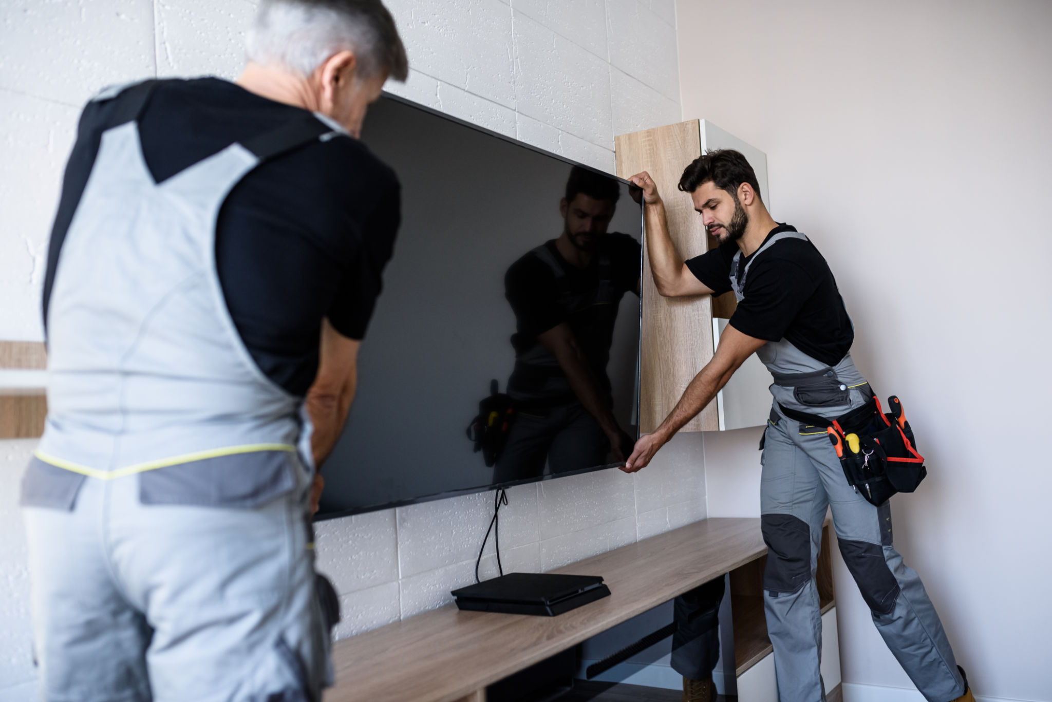 safe tv installation