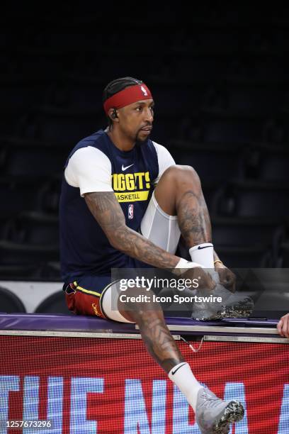 Denver Nuggets guard Kentavious Caldwell-Pope before the Denver Nuggets versus the Los Angeles Lakers in Game 4 of the NBA Western Conference Finals...