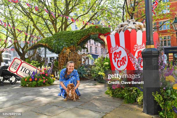 Isobel Stanley attends the launch of Chelsea in Bloom with the theme 'Flowers On Film' in line with the launch of the RHS Chelsea Flower Show on May...