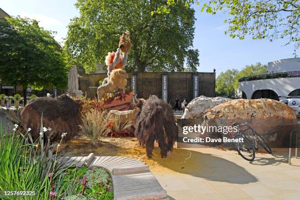 General view of the atmosphere at the launch of Chelsea in Bloom with the theme 'Flowers On Film' in line with the launch of the RHS Chelsea Flower...