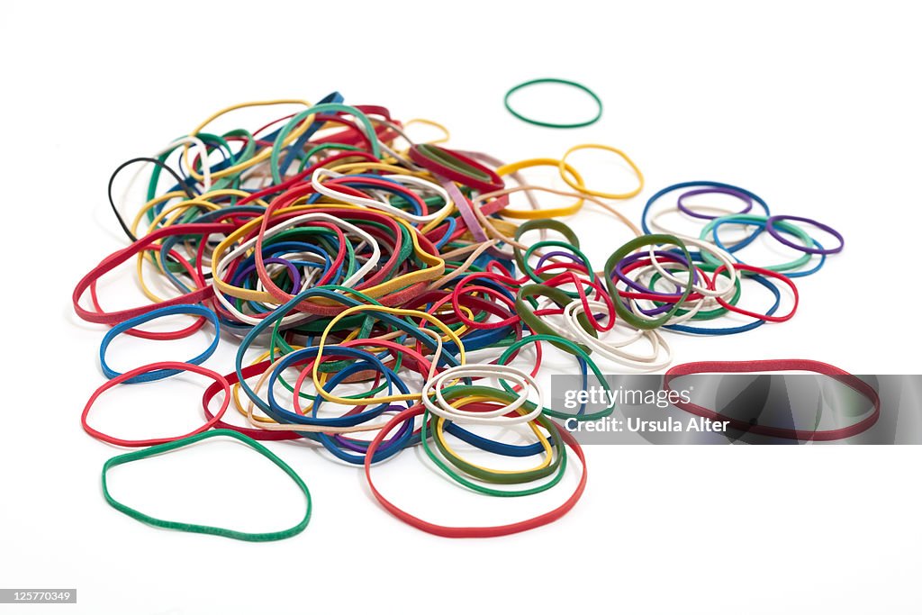 Pile of rubber bands