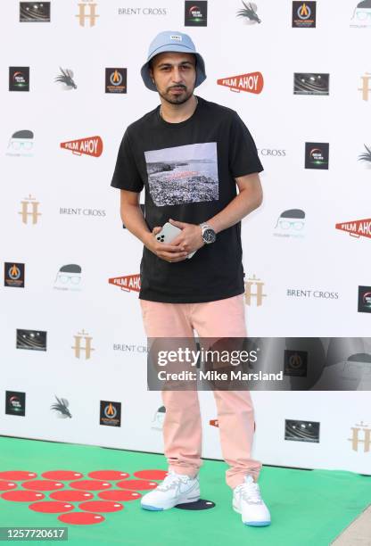 Adam Deacon attends the "Break" Drive-In World Premiere at Brent Cross Shopping Centre on July 22, 2020 in London, England.