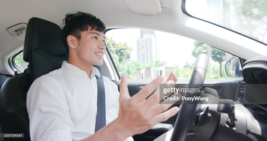 Smart self driving car concept