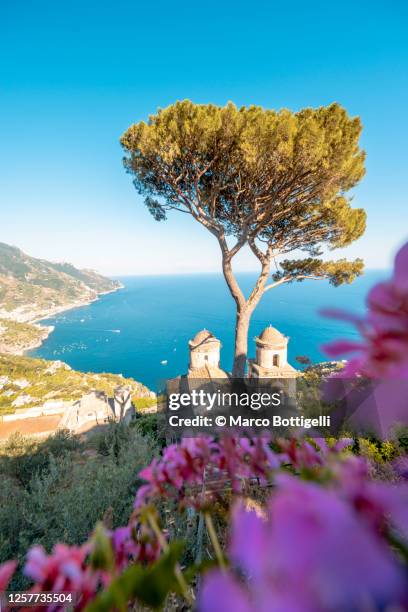 ravello, amalfi coast, italy - mediterrane kultur stock-fotos und bilder