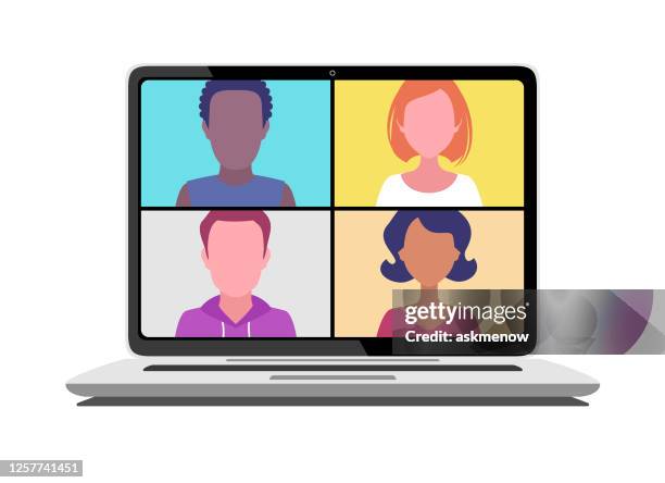 White Background Video Call Photos and Premium High Res Pictures