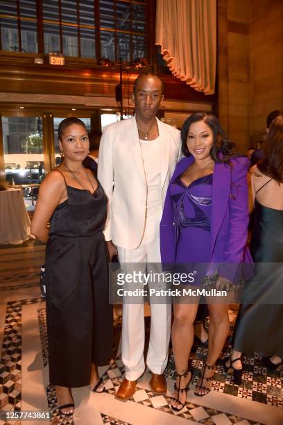 Jasmine Martin, Jae Joseph and Mishonda Tifrere attend The Gordon Parks Foundation Awards Dinner on May 23, 2023 at Cipriani 42nd Street in New York,...