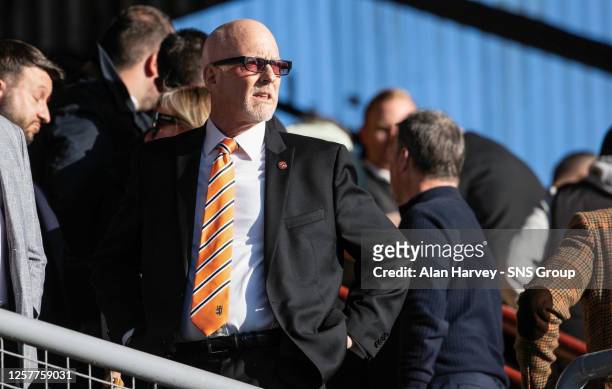 Dundee United chairman Mark Ogren during a cinch Premiership match between Dundee United and Kilmarnock at Tannadice, on May 24 in Dundee, Scotland.