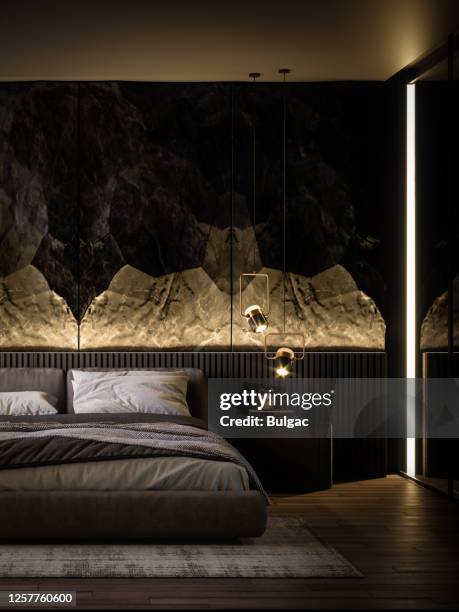 1,324 Dimly Lit Bedroom Stock Photos, High-Res Pictures, and Images ...