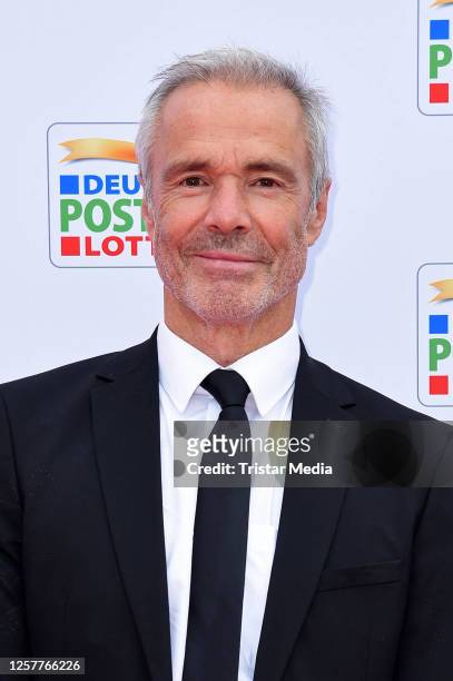 Hannes Jaenicke attends the Postcode Lotterie Charity Gala at The Frame on May 24, 2023 in Dusseldorf, Germany.