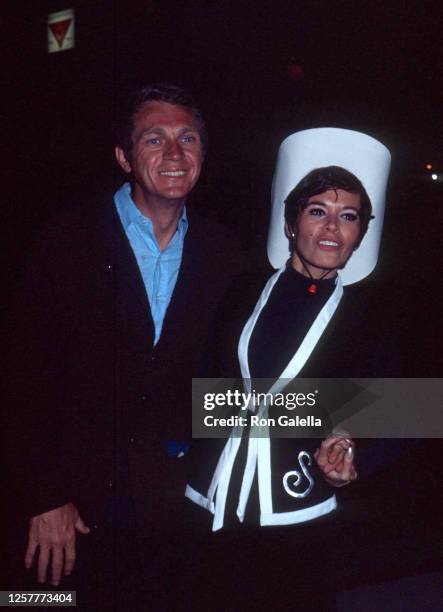 Steve McQueen and Neile Adams attend SHARE Boomtown Benefit Fundraiser at the Santa Monica Civic Auditorium in Santa Monica, California on May 25,...