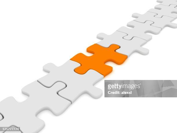 solution puzzle - closing gap stock pictures, royalty-free photos & images