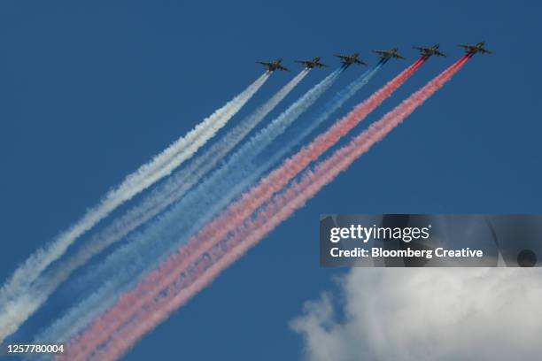 military jets - military parade stock pictures, royalty-free photos & images