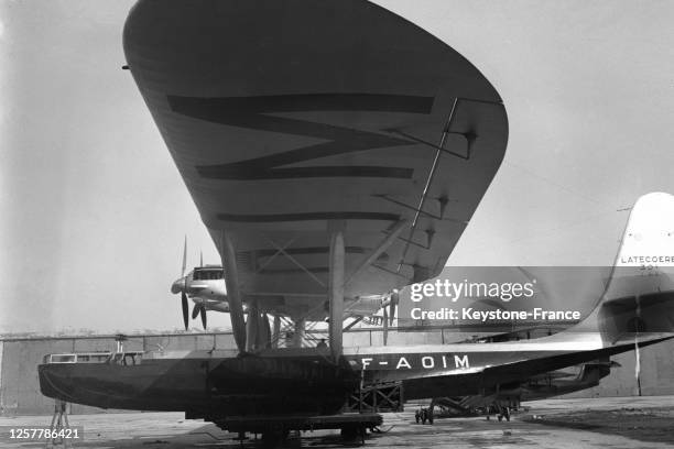 Hydravion 'Ville de Santiago-de-Chili' en service sur la ligne d'Amérique du Sud, en 1936.