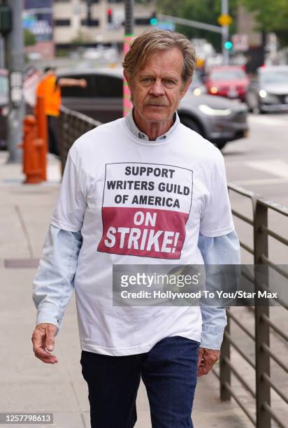 William H. Macy is seen on May 24, 2023 in Los Angeles, California.