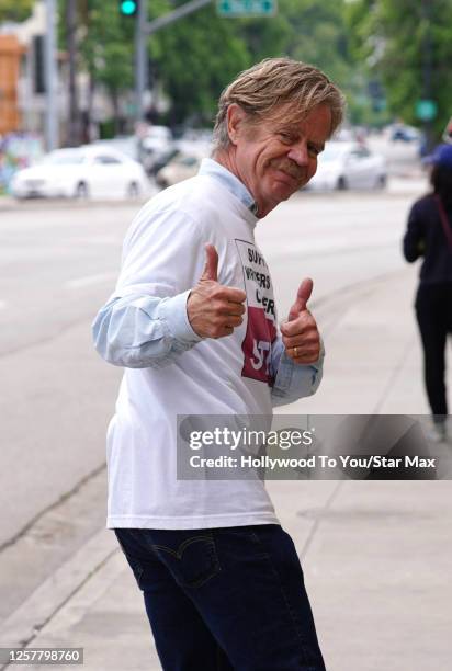 William H. Macy is seen on May 24, 2023 in Los Angeles, California.