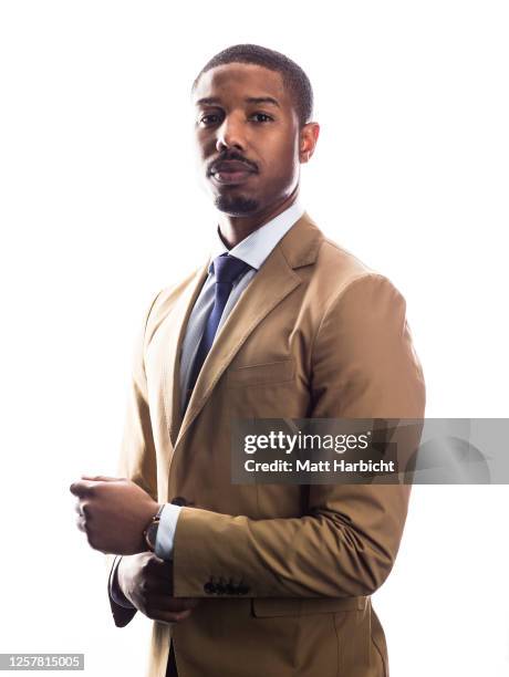 Actor Michael B. Jordan poses for a portrait at the Los Angeles Film Critics Association Awards on January 9, 2016 at the Intercontinental Hotel in...
