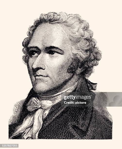 alexander hamilton (xxxl) - alexander hamilton stock illustrations