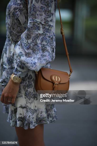 Ann-Kathrin Goetze wearing Iro Paris dress and Dior Bobby bag on July  News Photo - Getty Images