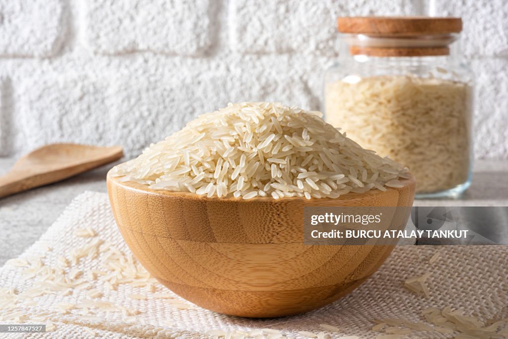 Jasmine Rice in a Bowl