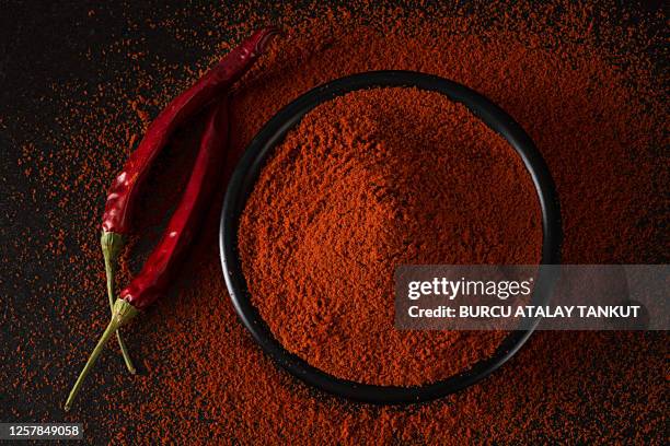 paprika powder - paprika stock pictures, royalty-free photos & images