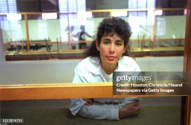 Texas death row inmate Karla Faye Tucker, who is scheduled to die by lethal injection on Feb. 3, 1998 for the 1983 pickax murders of Debra Ruth Davis...