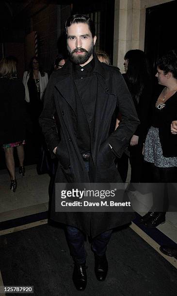 Model Jack Guinness attends the James Small Menswear Spring/Summer 2012 runway show during London Fashion Week at the Vauxhall Fashion Scout on...