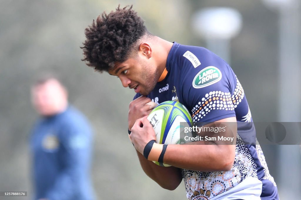 Rob Valetini Rob Valetini of the Brumbies during a Brumbies Super Rugby training ...