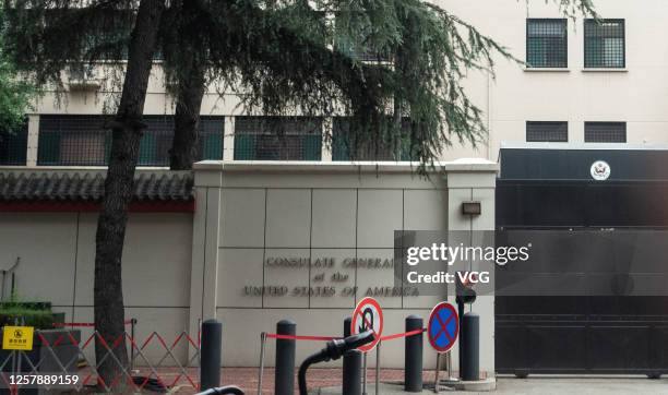 The US Consulate-General in Chengdu is pictured on July 23, 2020 in Chengdu, Sichuan Province of China.