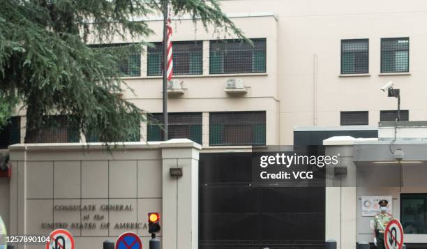 The US Consulate-General in Chengdu is pictured on July 23, 2020 in Chengdu, Sichuan Province of China.