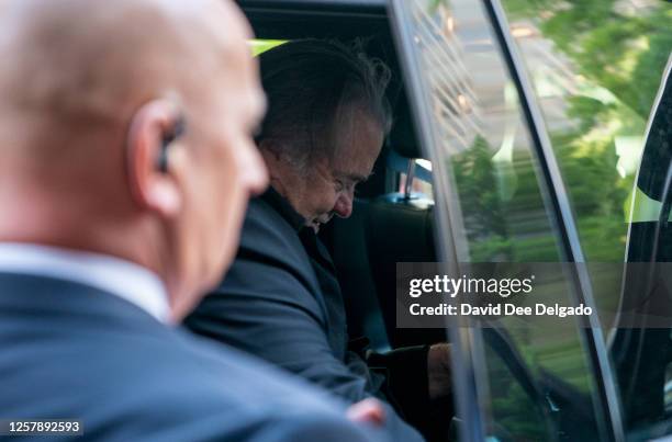 Steve Bannon, former advisor to President Donald Trump, departs New York State Supreme Court on May 25, 2023 in New York City. Last year, Bannon was...
