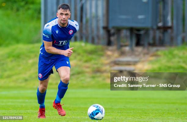 Spartans' Michael Allan during the Scottish League two play-off final second leg between Albion Rovers and Spartans at Cliftonhill Stadium, on May 20...