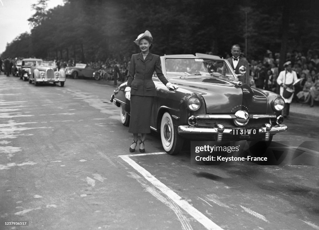 Concours d'élégance automobile à Ermenonville