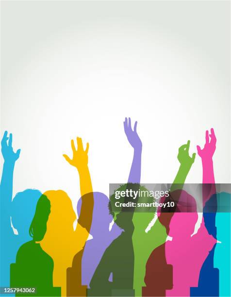 school children in classroom - high school test stock illustrations