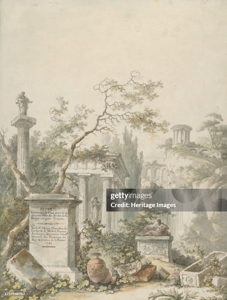 Frontispiece Design for a Frontispiece, 1782. Artist Claude Louis Chatelet. News ...