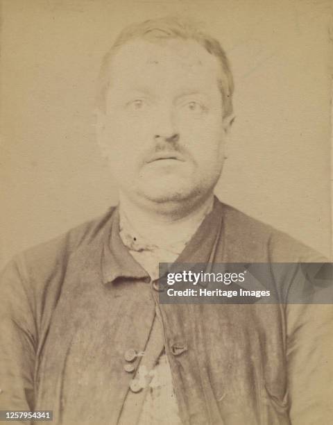 Auby. Henri. 48 ans, n� � Montm�dy . Menuisier. Anarchiste. 28/2/94, 1894. Artist Alphonse Bertillon.