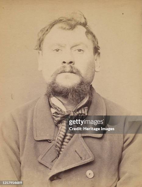 Hourt. Jean. 34 ans, n� � Reims . Menuisier. Anarchiste. 4/3/94, 1894. Artist Alphonse Bertillon.