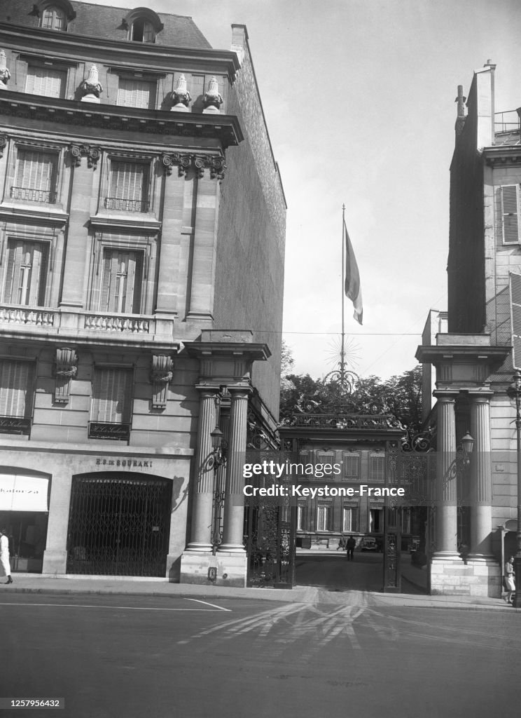 Le ministère de l'Intérieur, place Beauvau, à Paris, France en 1936