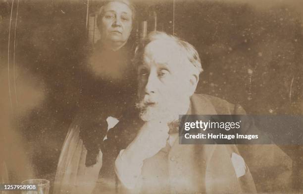 Self-Portrait with Zo� Closier, probably 1895. Artist Edgar Degas.