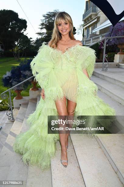 Heidi Klum attends the amfAR Cannes Gala 2023 at Hotel du Cap-Eden-Roc on May 25, 2023 in Cap d'Antibes, France.