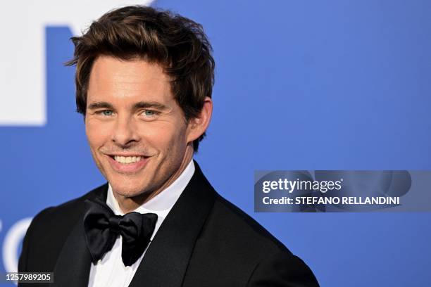 Actor James Marsden arrives to attend the annual amfAR Cinema Against AIDS Cannes Gala at the Hotel du Cap-Eden-Roc in Cap d'Antibes, southern...